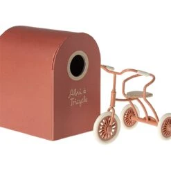 Maileg Abri A Tricycle Mouse Coral 2024 -Toypark Sales 11 4105 00 01