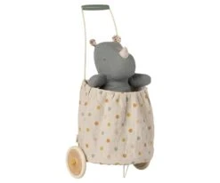 Maileg Trolley Multi Dots Blue -Toypark Sales 18 2