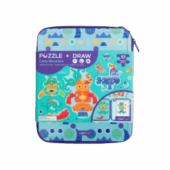 MierEdu Puzzle & Draw Magnetic Kit - Crazy Monsters