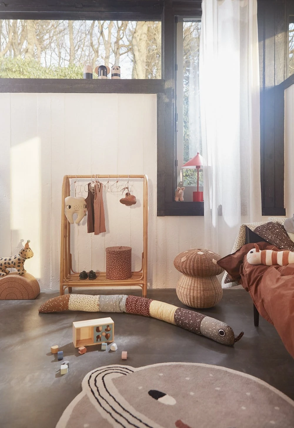 OYOY Planet Rug Clay 5 OYOY Planet Rug Clay - Image 3