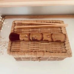 Explore Nook Natural Bamboo Fine Motor Tools Set