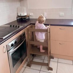 My Duckling Adjustable Learning Tower 2 In 1 –Walnut