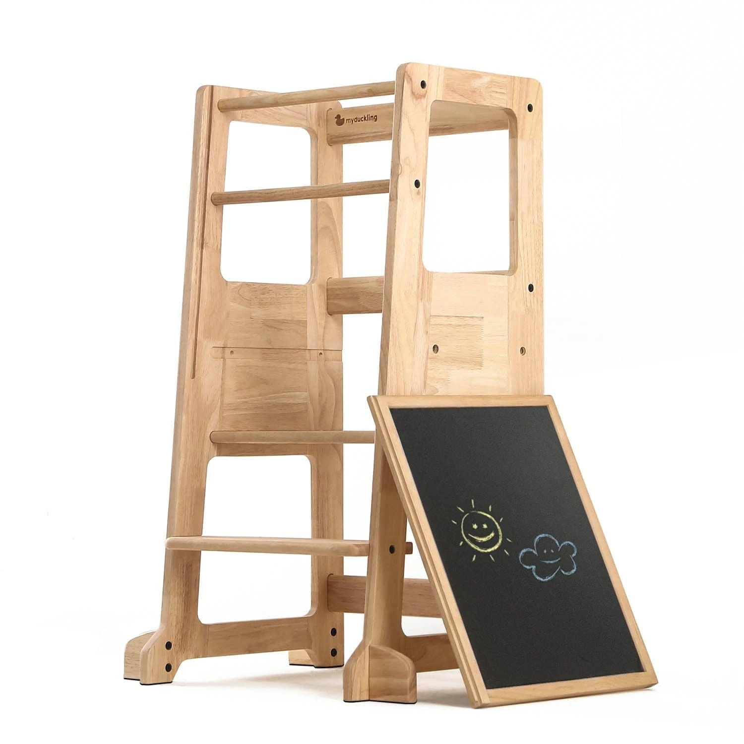 My Duckling Solid Wood Adjustable Learning Tower 2in1 - Deluxe 5 My Duckling Solid Wood Adjustable Learning Tower 2in1 - Deluxe - Image 3
