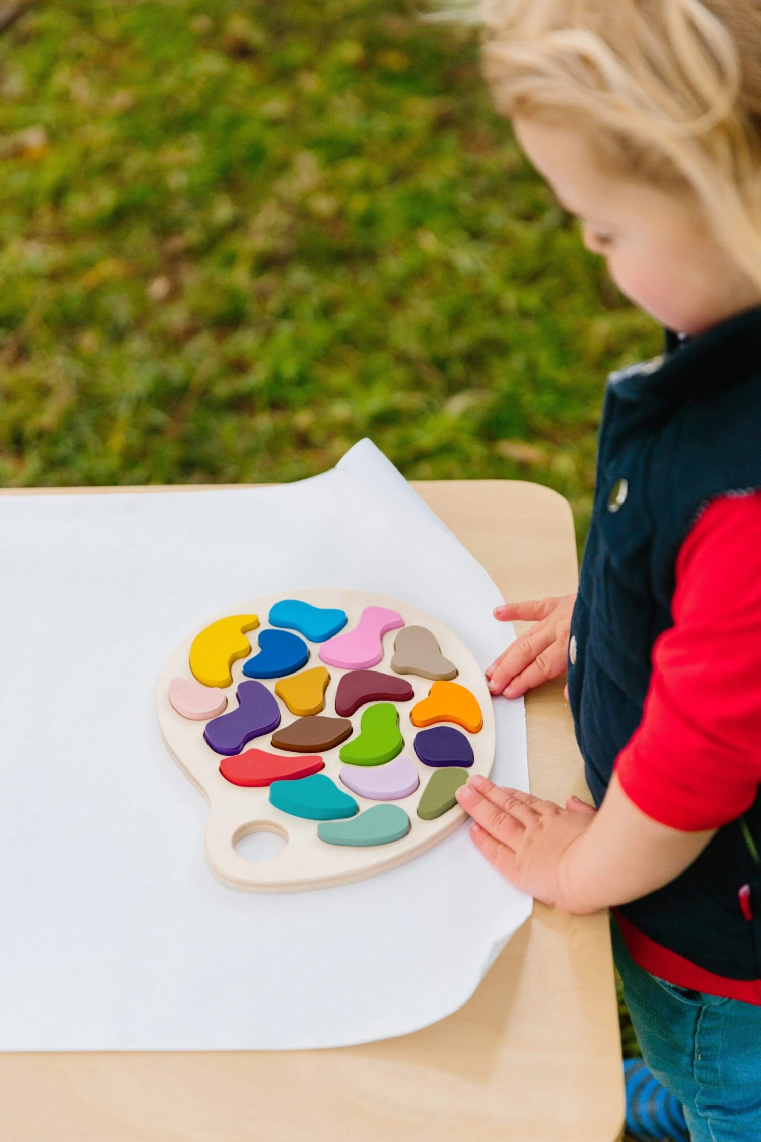 Freckled Frog Artist Palette Puzzle 7 Freckled Frog Artist Palette Puzzle - Image 5