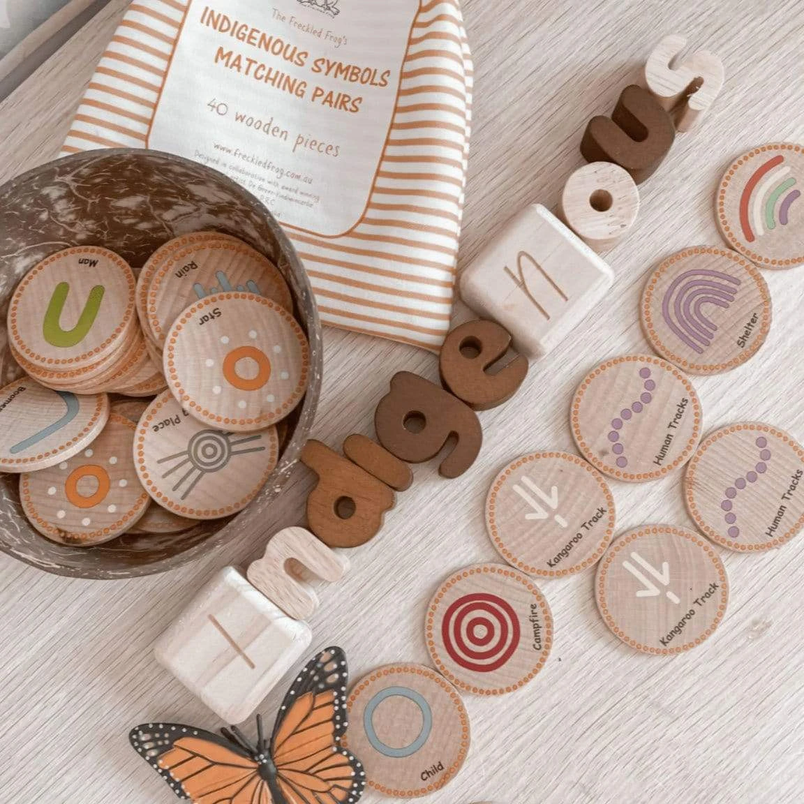 Freckled Frog Indigenous Symbols Matching Pairs 7 Freckled Frog Indigenous Symbols Matching Pairs - Image 5