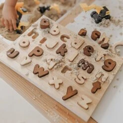 QToys Natural Lowercase Puzzle