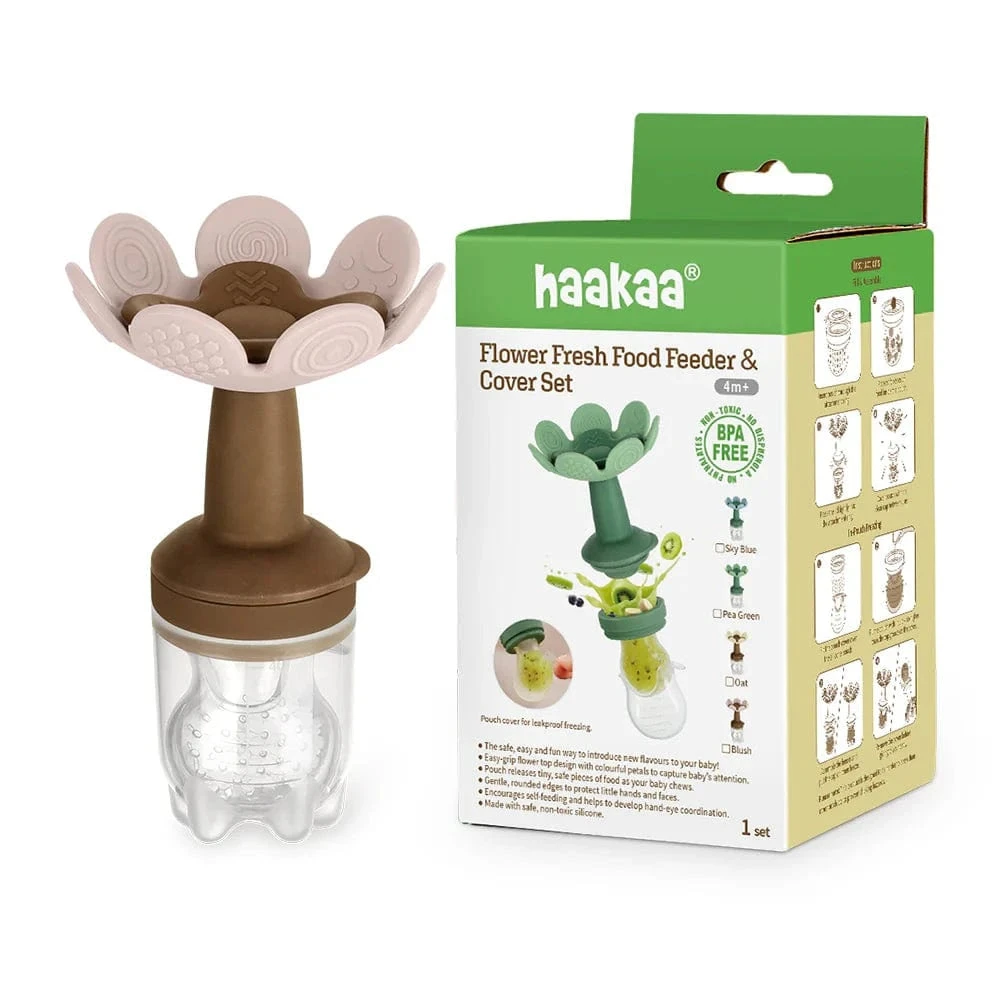 Haakaa Flower Fresh Food Feeder & Cover Set 11 Haakaa Flower Fresh Food Feeder & Cover Set - Image 9