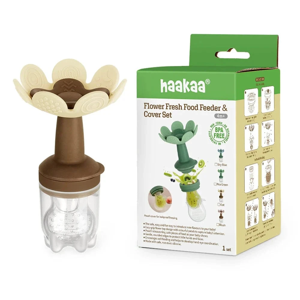 Haakaa Flower Fresh Food Feeder & Cover Set 10 Haakaa Flower Fresh Food Feeder & Cover Set - Image 8