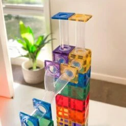 Connetix Tiles 92 Piece Ball Run Pack -Toypark Sales Connetix Tiles 92 Piece Ball Run Pack 6