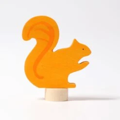 Grimm's Squirrel Candle Holder Decoration