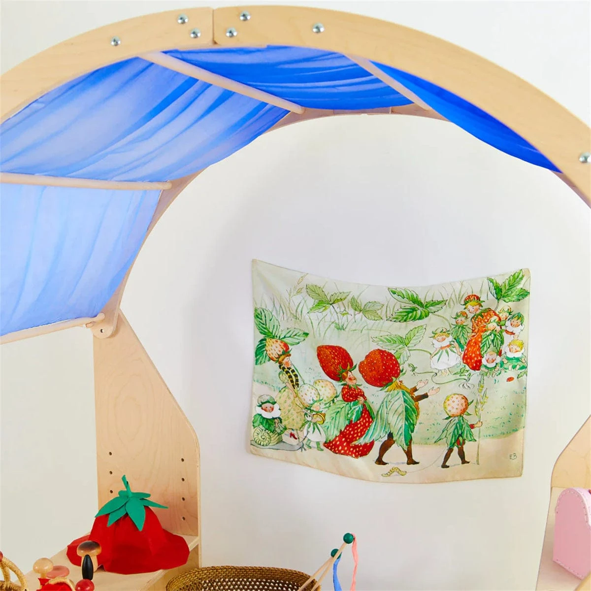 2025 New Sarah’s Silks Giant Blueberry Playsilk 5 2025 New Sarah’s Silks Giant Blueberry Playsilk - Image 3