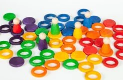 Grapat Nins Rings & Coins Rainbow Rainbow Colours -Toypark Sales Grapat Nins Rings Coins Rainbow colours 04
