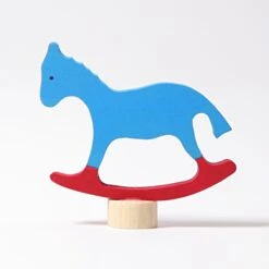 Grimm's Rocking Horse Candle Holder Decoration