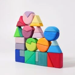 Grimm's Triangle Square & Circle Geometric Shape Blocks