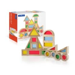 Guidecraft Jr. Rainbow Blocks 20 Piece Set