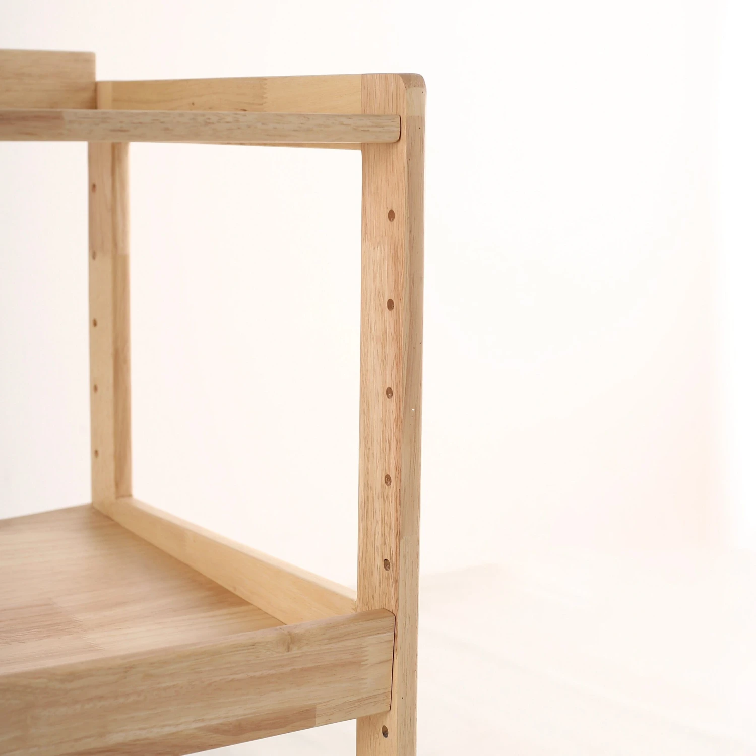 My Duckling Adjustable Solid Wood 3 Layer Storage Shelf 10 My Duckling Adjustable Solid Wood 3 Layer Storage Shelf - Image 8