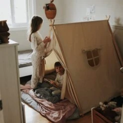 Kinderfeets - Cotton Tent Natural 11 Kinderfeets - Cotton Tent Natural -Toypark Sales Kinderfeets CottonTentNatural 1