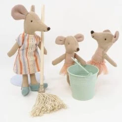 Maileg Miniature Bucket And Mop -Toypark Sales MailegMiniatureBucketandMop