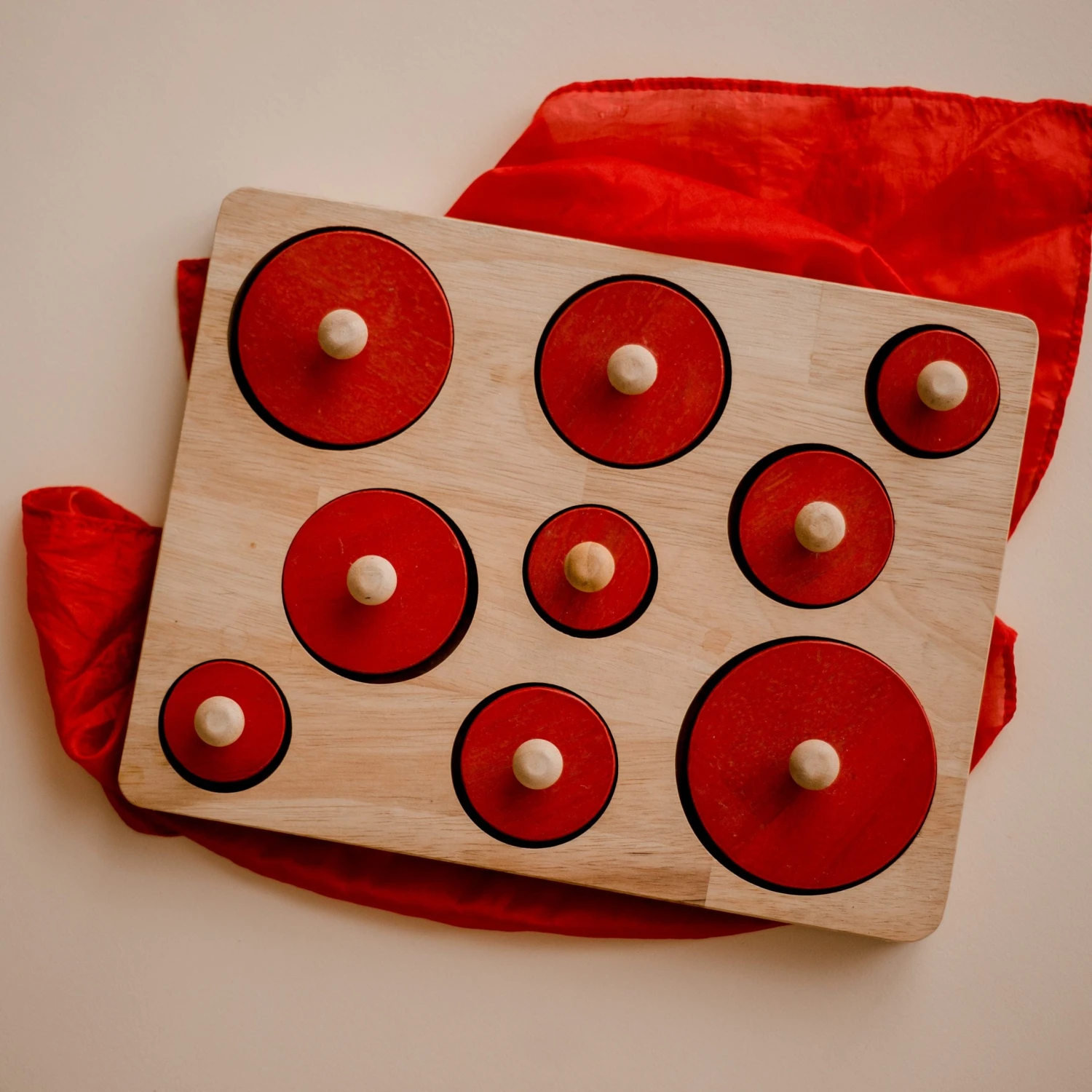 QToys Montessori Size Puzzle 3 QToys Montessori Size Puzzle