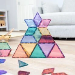 Connetix Tiles Pastel Shape Expansion Pack 48 Piece -Toypark Sales NewShapes square 7 retouched
