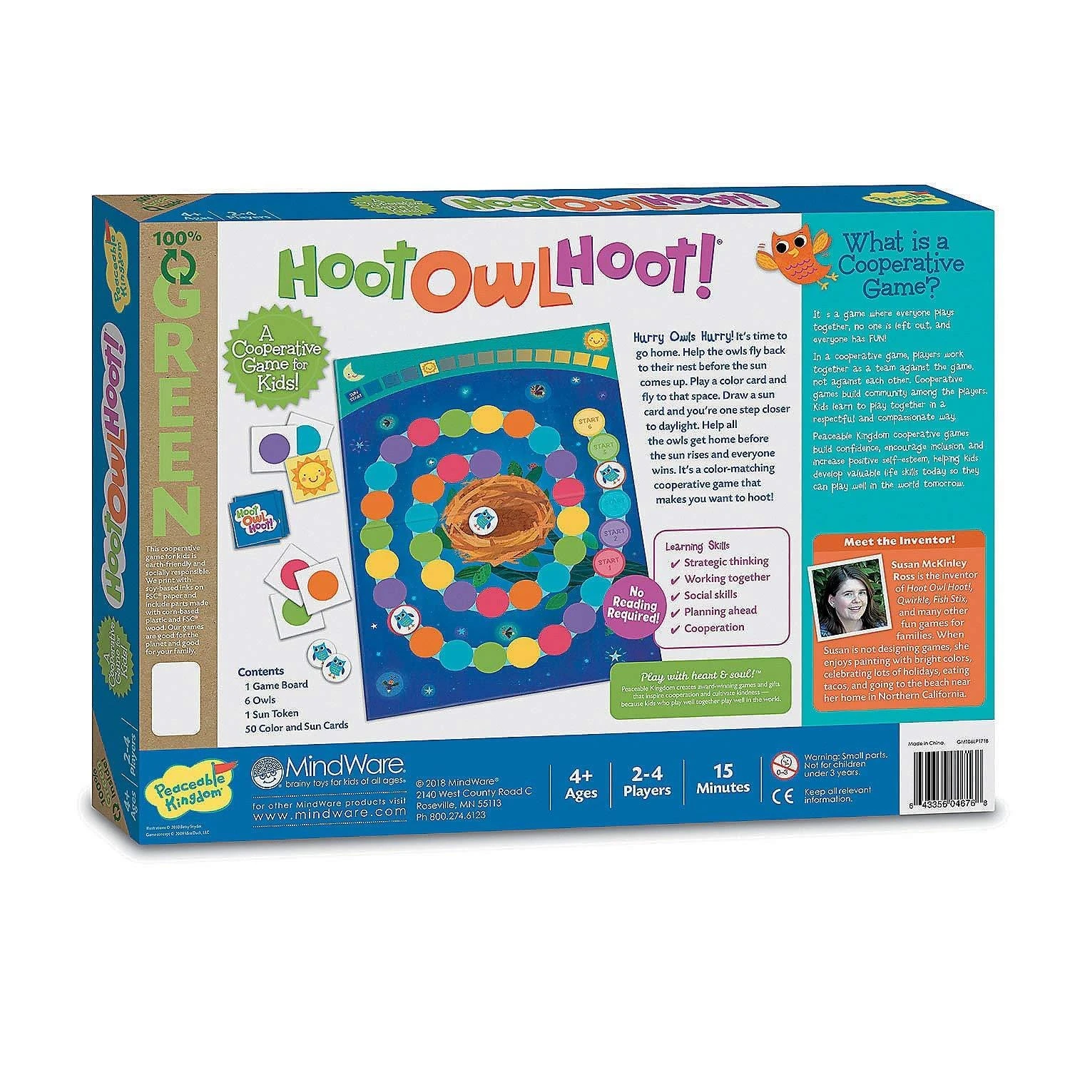 Peaceable Kingdom Game – Hoot Owl Hoot 5 Peaceable Kingdom Game – Hoot Owl Hoot - Image 3