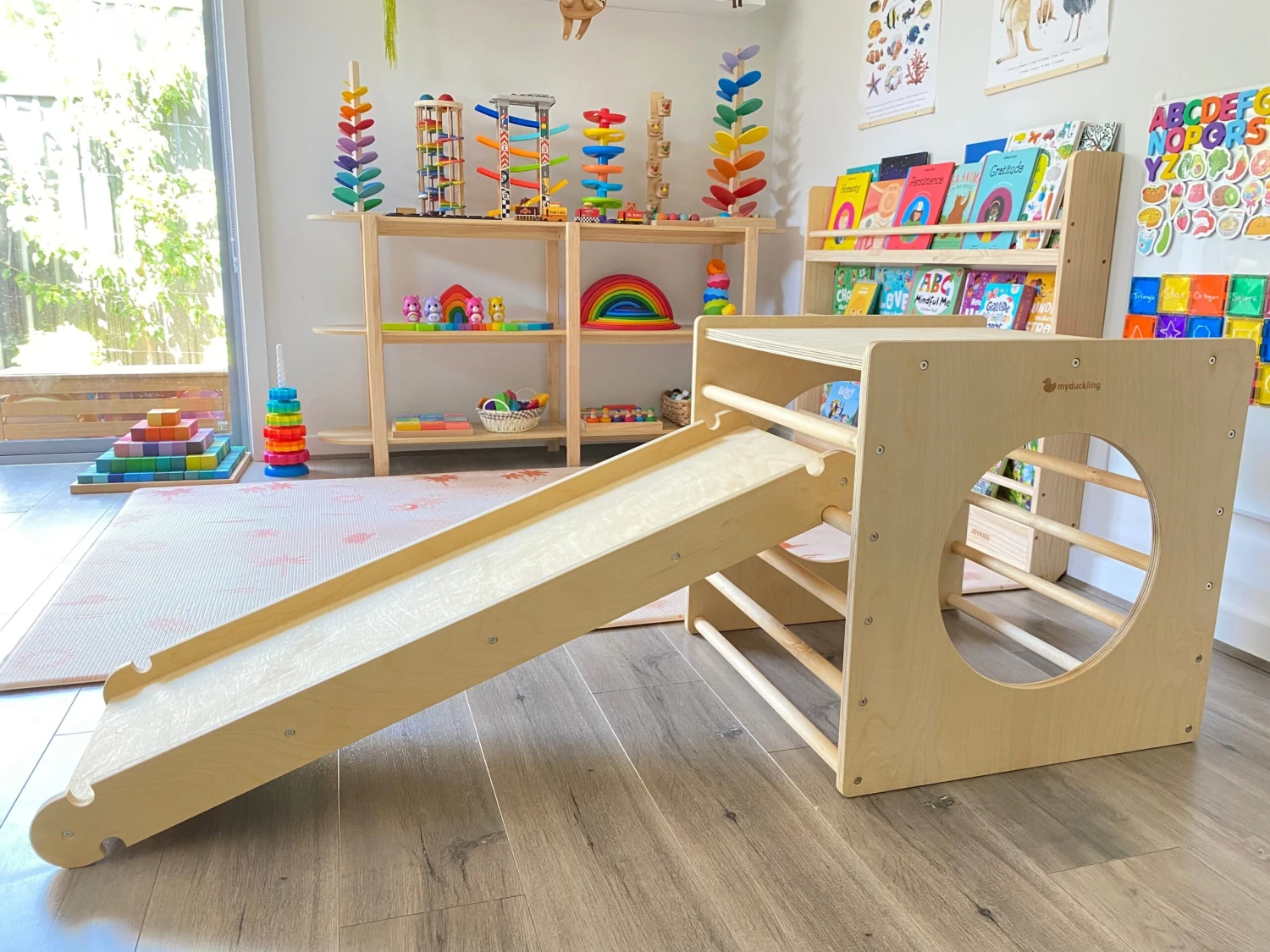 My Duckling Pikler Play Set (Cube+Ramp) 7 My Duckling Pikler Play Set (Cube+Ramp) - Image 5