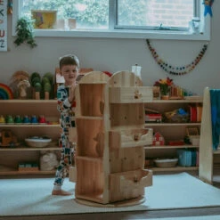 My Duckling Revolving Solid Wood Bookcase -Toypark Sales Photo7 11 21 112554am