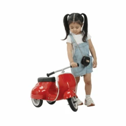 Ambosstoys Primo Classic Red Ride-On (Leather Seat) -Toypark Sales Rosso 3