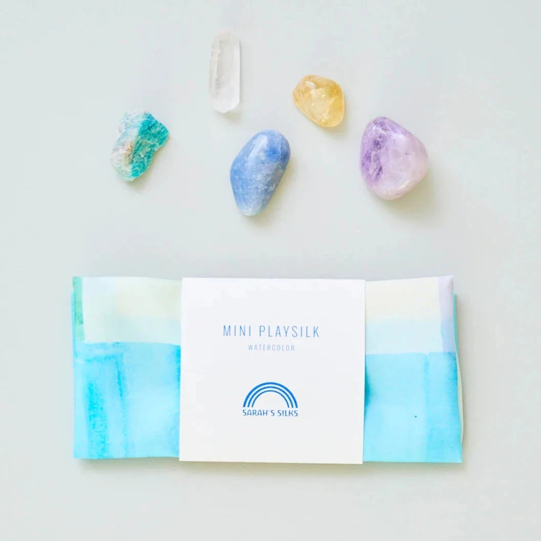 Sarah's Silks Mini Hilma Water Playsilk 6 Sarah's Silks Mini Hilma Water Playsilk - Image 4