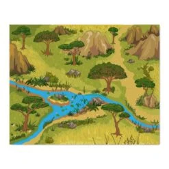 Freckled Frog Animals In The Wild Playmat