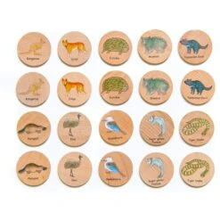 Freckled Frog Australian Animals Matching Pairs