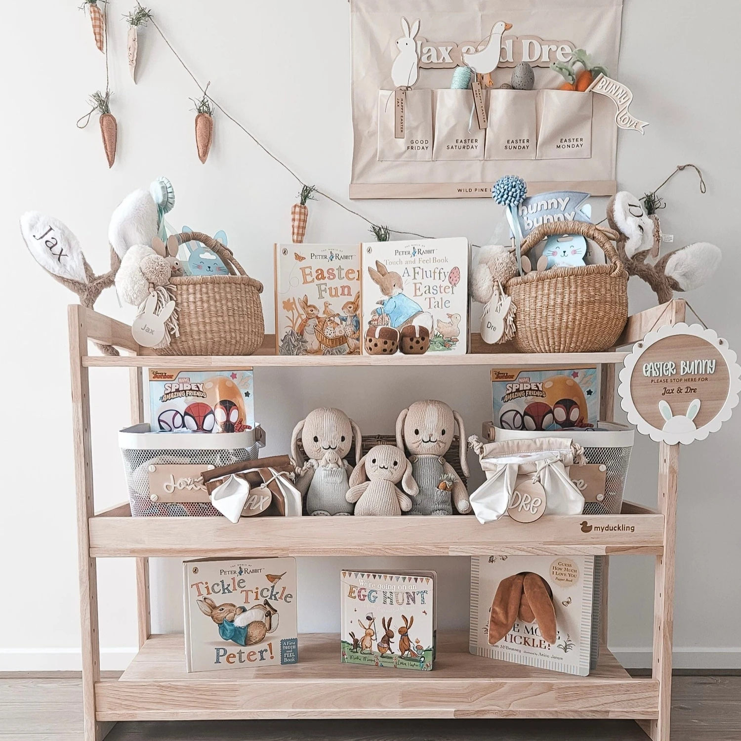 My Duckling Adjustable Solid Wood 3 Layer Storage Shelf 17 My Duckling Adjustable Solid Wood 3 Layer Storage Shelf - Image 15