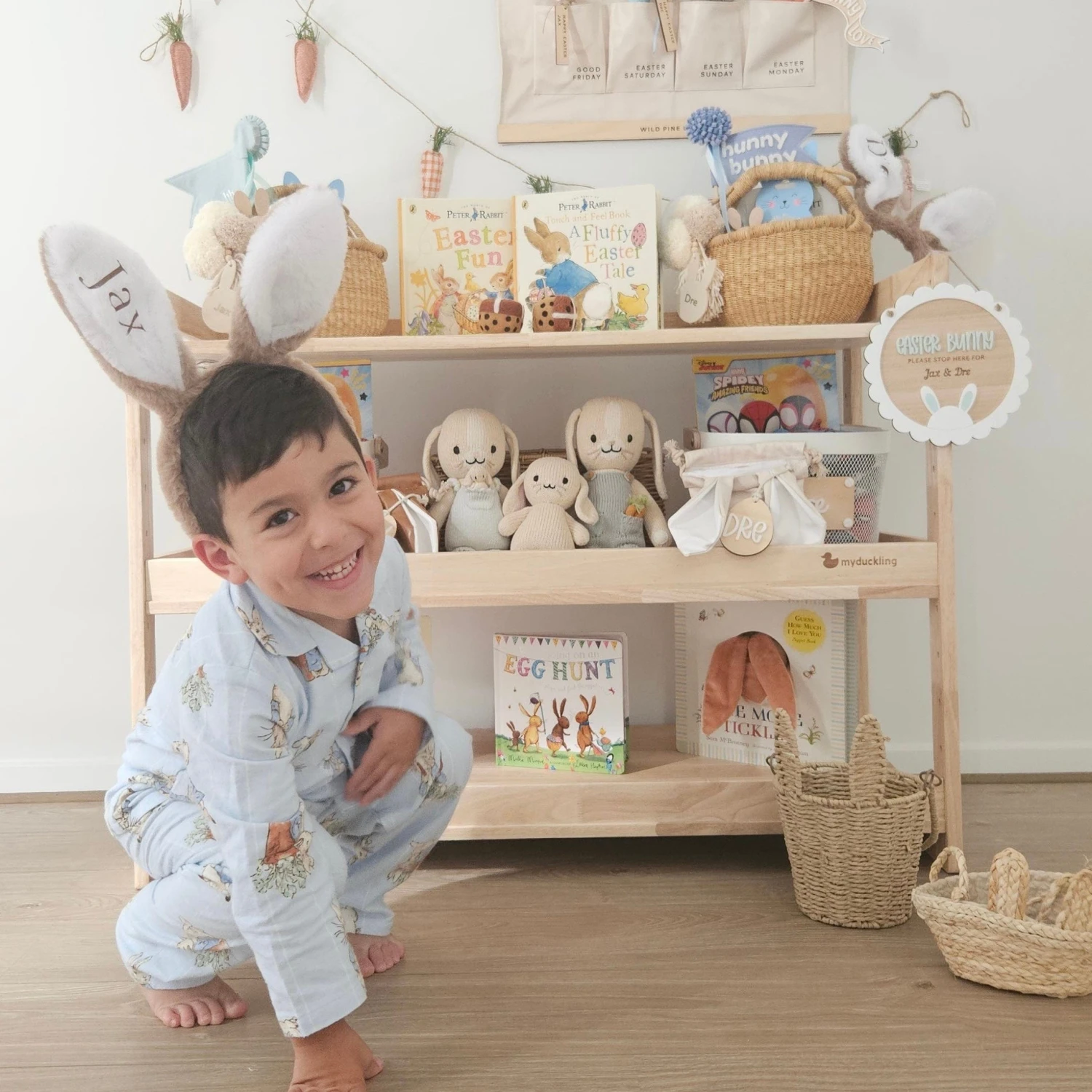 My Duckling Adjustable Solid Wood 3 Layer Storage Shelf 18 My Duckling Adjustable Solid Wood 3 Layer Storage Shelf - Image 16