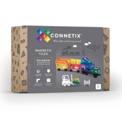 Connetix Tiles Rainbow 50 Piece Transport Pack