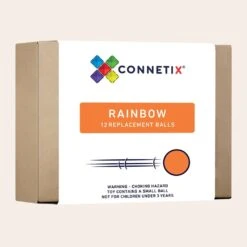 Connetix Tiles 12 Piece Rainbow Replacement Ball Pack