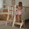 My Duckling Solid Wood Adjustable Learning Tower 3in1 - Deluxe(Rectangle Stool Handle)
