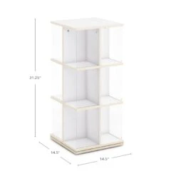 Guidecraft EdQ Rotating Book Display 3 Tier - White -Toypark Sales lwvie1cwrmcufl0g2gkf
