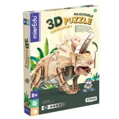 MierEdu 3D Puzzles Triceratops