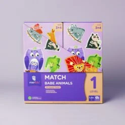 MierEdu MI Growth Puzzle Level 1 - Match Babe Animals