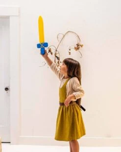 Sarah's Silks Soft Sword -Toypark Sales sarahs silks soft sword blue with golden blade 04 800x1000 e2aa6316 7a1b 4cd1 9bee e3b1f6cd25ef