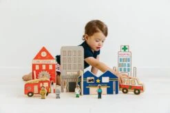 Freckled Frog Happy Architect Emergency Set -Toypark Sales the freckled frog happy architect emergency wooden toy set 6