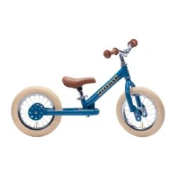 Trybike 2 In 1 Vintage Steel Balance Bike - Blue -Toypark Sales trybike 2 in 1 blue vintage steel balance bike 3 wheel 4