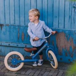 Trybike 2 In 1 Vintage Steel Balance Bike - Blue -Toypark Sales trybike 2 in 1 blue vintage steel balance bike 3 wheel 6