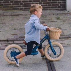 Trybike 2 In 1 Vintage Steel Balance Bike - Blue -Toypark Sales trybike 2 in 1 blue vintage steel balance bike 3 wheel 8